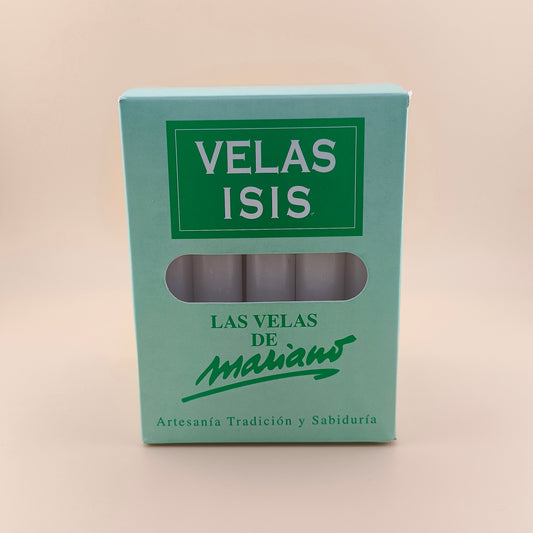 Caja Velas Isis Blanco